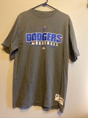 Los Angeles Dodgers Majestic MLB Authentic Collection Short Sleeve T-shirt Sz M‎